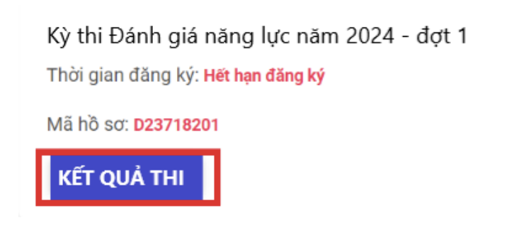 Cách xem điểm thi đánh giá năng lực Đại học Quốc gia TPHCM năm 2024 - 2