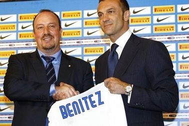 Tân HLV Benitez chính thức ra mắt tại Inter