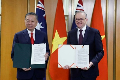 Tuyên bố chung về tăng cường kết nối khoa học, công nghệ và đổi mới sáng tạo giữa Việt Nam và Australia
