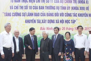 Bắc Ninh: Hơn 300.000 người tham gia Hội Khuyến học