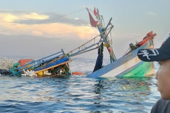 Thêm tàu cá bị đâm chìm trên vùng biển TPHCM