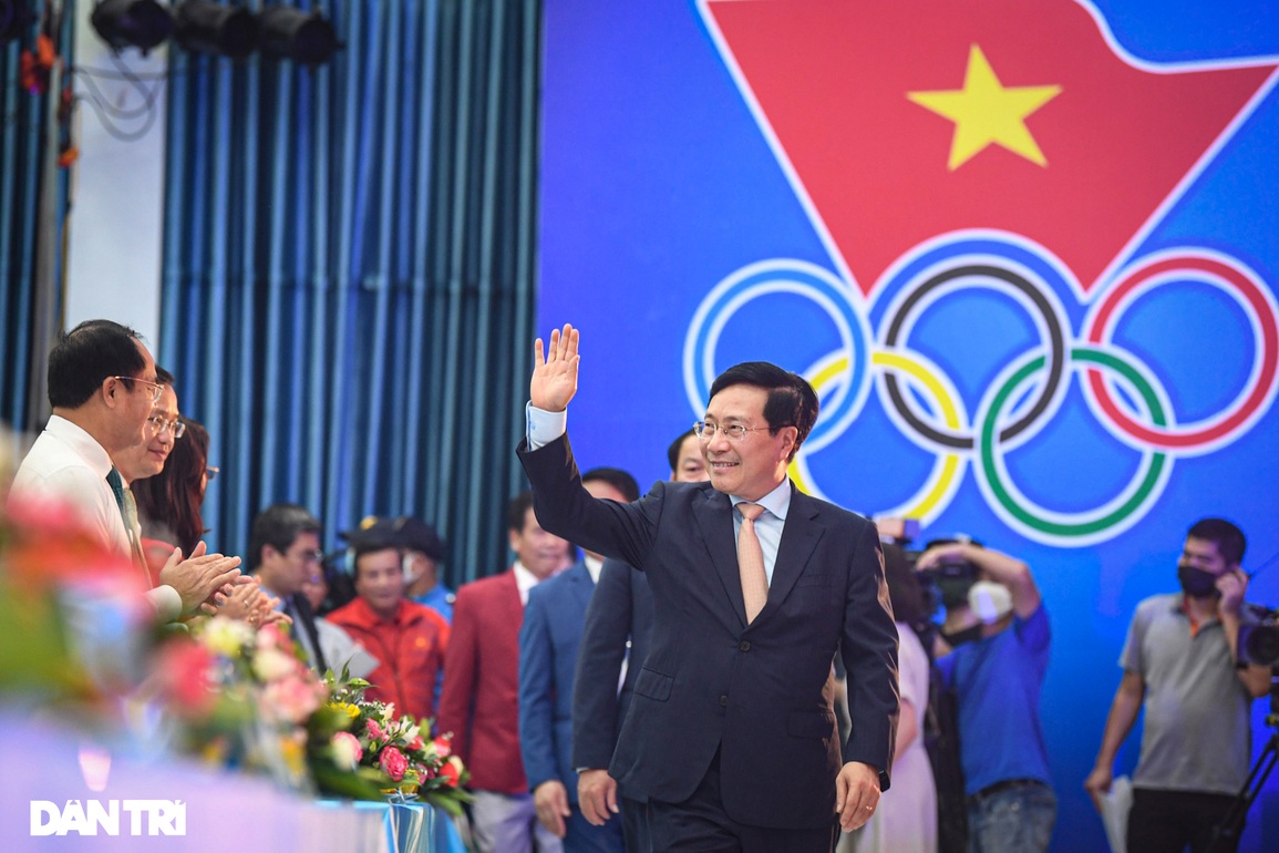 Toàn cảnh lễ xuất quân dự SEA Games 31 của đoàn Thể thao Việt Nam - 2 Toàn cảnh lễ xuất quân dự SEA Games 31 của đoàn Thể thao Việt Nam - 2