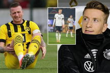 "Ngôi sao đen đủi" Marco Reus tiếp tục lỡ hẹn với World Cup