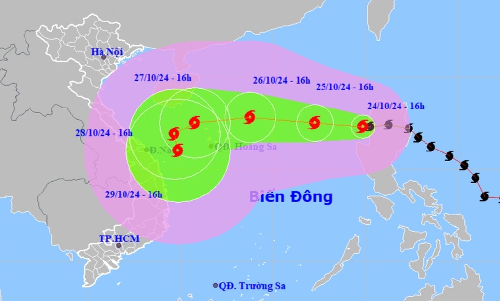 Bão Trà Mi di chuyển bất thường, có khả năng đạt cấp 12, giật cấp 15 - 1 Bão Trà Mi di chuyển bất thường, có khả năng đạt cấp 12, giật cấp 15 - 1