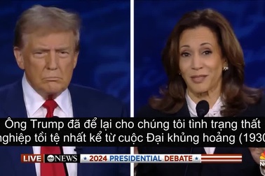 Những điểm nhấn trong cuộc tranh luận "nảy lửa" Harris - Trump