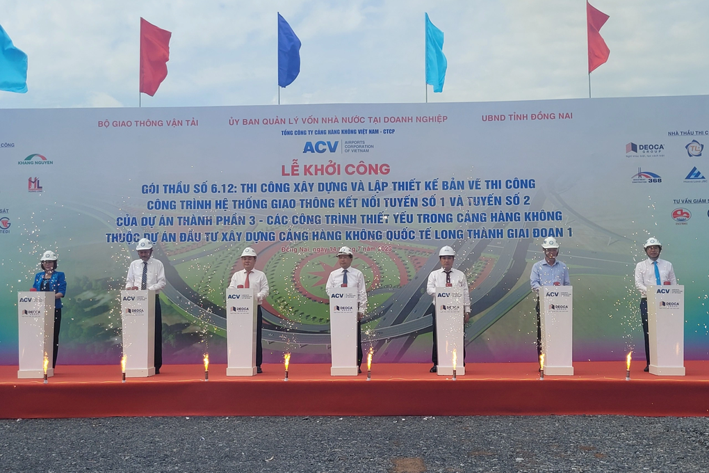 Khởi công 2 tuyến giao thông kết nối sân bay Long Thành - 1 Khởi công 2 tuyến giao thông kết nối sân bay Long Thành - 1