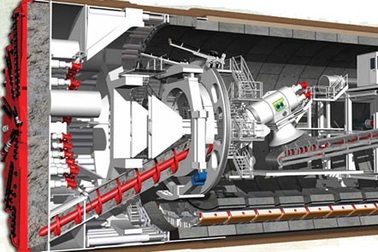 “Quái vật” trăm tấn của Ý đào hầm đường sắt Nhổn - ga Hà Nội