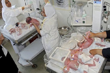 Một bà mẹ Ai Cập sinh 7 