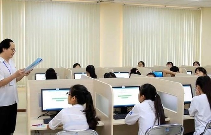 Đại học Quốc gia Hà Nội tổ chức thi đánh giá năng lực. Ảnh: TTXVN
