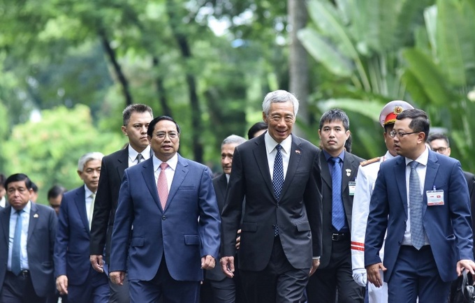 Gần đây nhất, Thủ tướng Chính phủ Phạm Minh Chính và Phu nhân đã có chuyến thăm chính thức Singapore (8-10/2/2023), với nhiều kết quả thực chất.