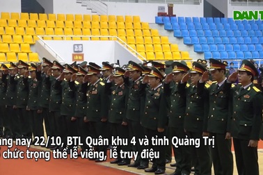 Tiễn đưa 22 quân nhân Đoàn 337 về yên nghỉ tại quê nhà