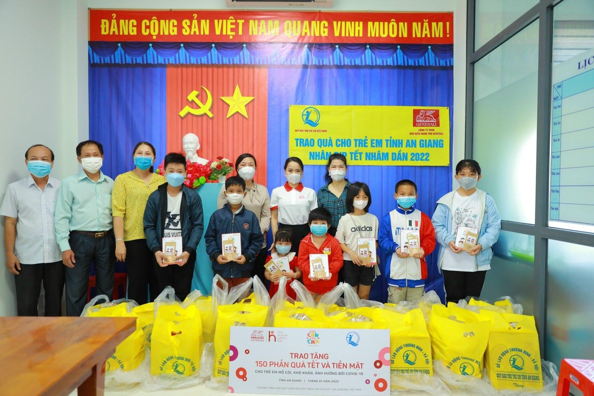 Generali Việt Nam sẻ chia niềm vui Tết với 500 trẻ mồ côi do Covid-19 - 3 Generali Việt Nam sẻ chia niềm vui Tết với 500 trẻ mồ côi do Covid-19 - 3