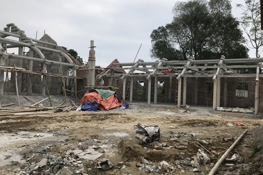 Toàn cảnh công trình chùa Linh Sâm hàng chục tỷ đồng xây trái phép, lấn di tích