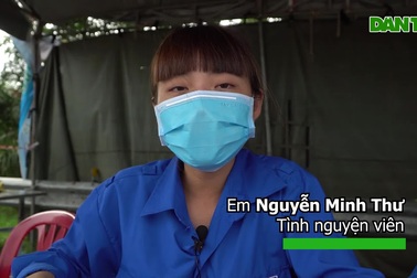 Cần Thơ: Những cô gái "áo xanh" ngày, đêm "canh" Covid