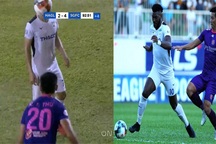 Cầu thủ Sài Gòn FC nhận án vì “lỡ tay” ném bóng trúng mặt Hồng Duy