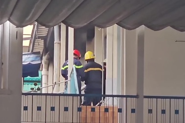 Cháy ở lớp mẫu giáo quận trung tâm TPHCM