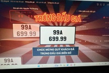 Biển "sảnh tiến" 56789 được chốt giá hơn 2,7 tỷ đồng