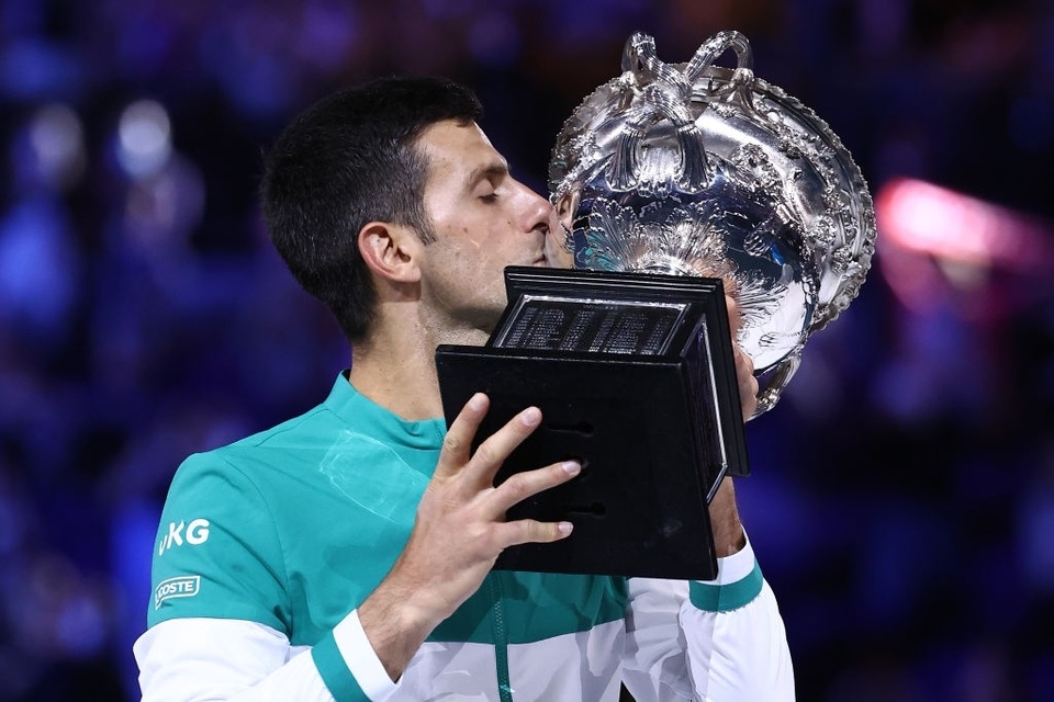 Novak Djokovic lần thứ 9 vô địch Australian Open - 1 Novak Djokovic lần thứ 9 vô địch Australian Open - 1
