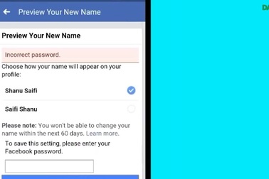 đổi tên Facebook mà không cần phải chờ dài cổ 60 ngày