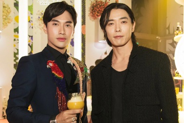 Lý Quí Khánh gặp gỡ siêu mẫu Han Hye Jin, tài tử Kim Jae Wook tại Hàn Quốc