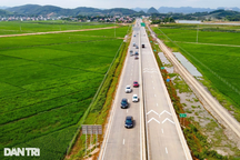 Hình ảnh tuyến cao tốc 12.000 tỷ Mai Sơn - Quốc lộ 45 ngày đầu thông xe