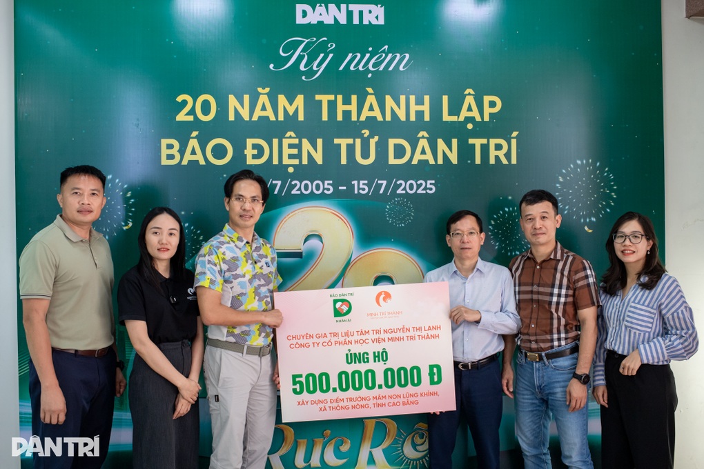 Báo Dân trí tiếp nhận 500 triệu đồng xây điểm trường mầm non tại Cao Bằng - 2 Báo Dân trí tiếp nhận 500 triệu đồng xây điểm trường mầm non tại Cao Bằng - 2