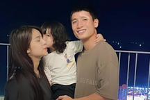 Trước tin đồn không mở cửa cho chồng, vợ cầu thủ Bùi Tiến Dũng nói gì?