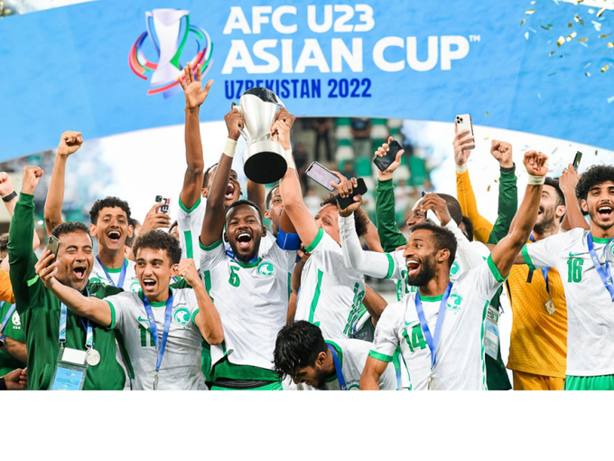 U23 Saudi Arabia  nâng cao chiếc cúp vô địch