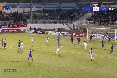 Quảng Nam phản ứng trọng tài sau bàn thắng của HA Gia Lai