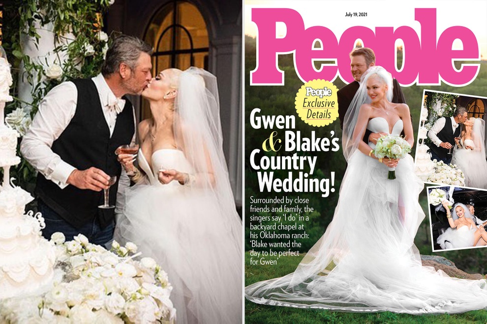 Mặc váy cưới ở tuổi 52, Gwen Stefani được khen quá trẻ đẹp - 1 Mặc váy cưới ở tuổi 52, Gwen Stefani được khen quá trẻ đẹp - 1