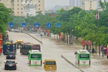 Hình hài dự án 178 tỷ đồng thoát nước khu đô thị Ciputra ra sông Hồng