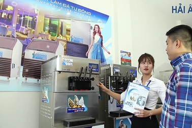 Kinh doanh kem tươi thành công với máy làm kem tươi Hải Âu