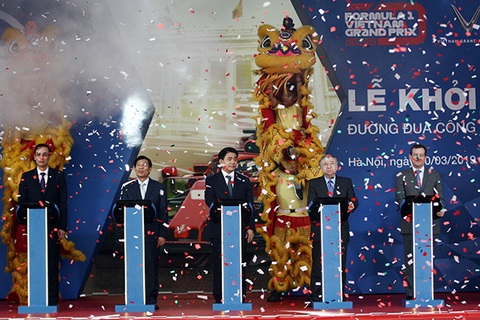 Khởi công xây dựng đường đua F1 tại Hà Nội