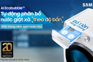 Ngăn giặt xả tự động: Giải tỏa bất tiện khi định lượng nước giặt xả