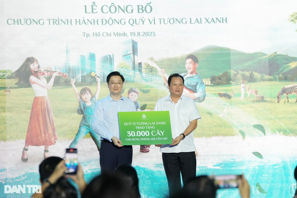 Thêm 30.000 cây xanh cho rừng phòng hộ Cần Giờ - 1 Thêm 30.000 cây xanh cho rừng phòng hộ Cần Giờ - 1