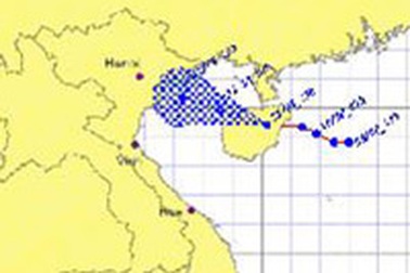 Áp thấp nhiệt đới gây gió xoáy và giật cấp 7