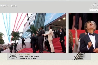 Dàn máy bay nhào lộn đón Tom Cruise đến dự LHP Cannes