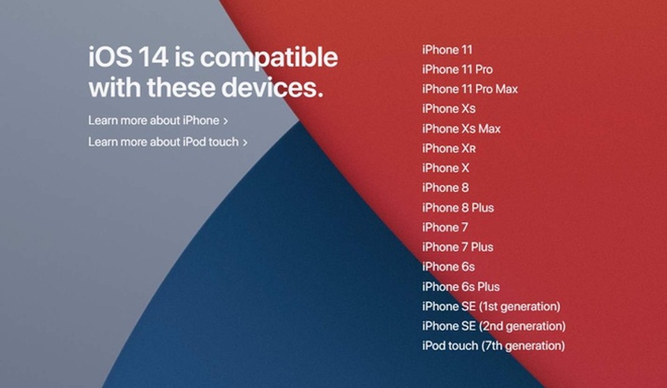 iPhone 6 và các đời thấp hơn không được hỗ trợ iOS 14 - 2 iPhone 6 và các đời thấp hơn không được hỗ trợ iOS 14 - 2