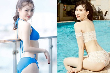 Hot girl Đà Nẵng và "cô em út họ Hồ" đẹp xuất sắc với bikini
