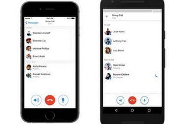 Facebook Messenger cho phép gọi điện miễn phí theo nhóm lên đến 50 người