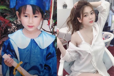 Cô giáo "vòng eo 58 cm" lộ ảnh hồi bé đáng yêu