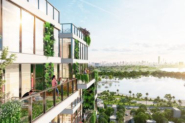 Dự án đầu tiên tại trung tâm Hà Nội sở hữu hơn 400 khu vườn thẳng đứng