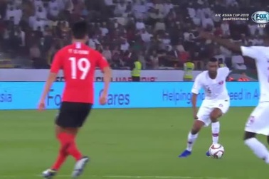 Bàn thắng mở tỷ số của Qatar