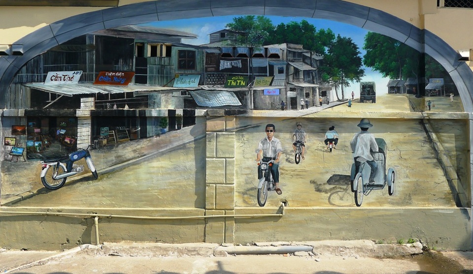 Ngắm đường bích họa dở dang ở Cần Thơ - 8 Ngắm đường bích họa dở dang ở Cần Thơ - 8