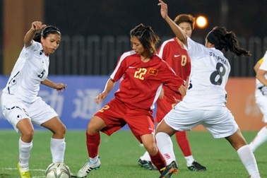 Tuyển nữ Việt Nam thắng đậm trong ngày “ra trận”