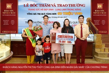 BTMC trao thưởng cho 13 khách hàng may mắn