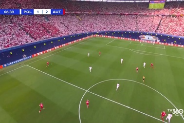 Highlight Ba Lan 1-3 Áo