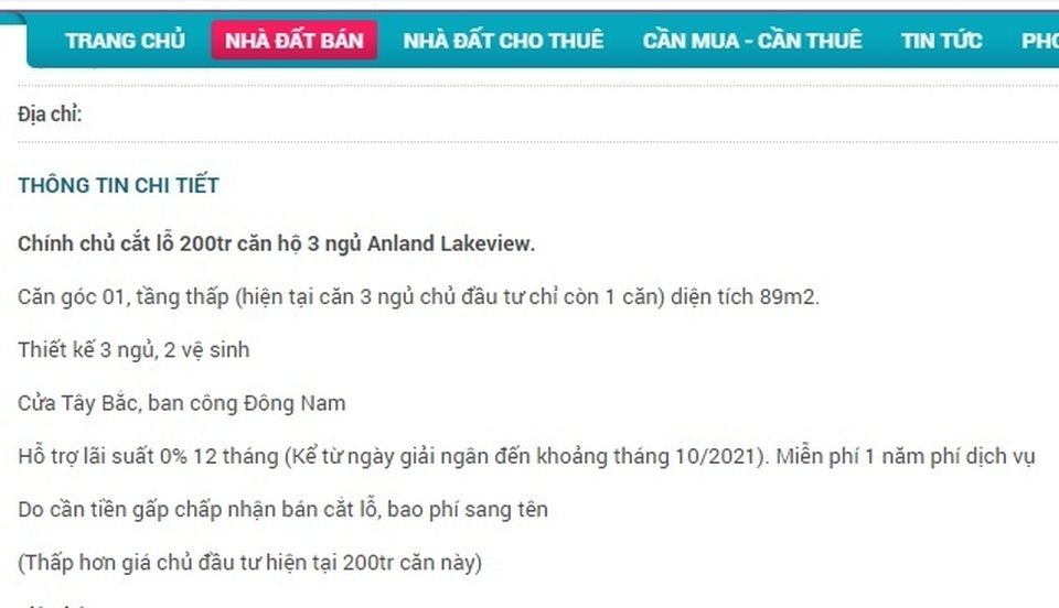 Chung cư Hà Nội cắt lỗ mạnh nửa tỷ, tặng kèm quà vẫn khó bán - 3 Chung cư Hà Nội cắt lỗ mạnh nửa tỷ, tặng kèm quà vẫn khó bán - 3