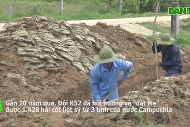 Đội K52 trên hành trình tìm kiếm hài cốt liệt sỹ