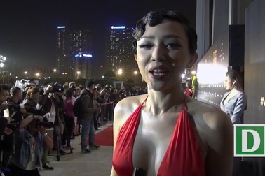 Tóc Tiên chia sẻ bí quyết giữ vóc dáng nóng bỏng. (Video: Mạnh Thắng).